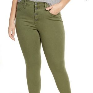 Madewell 9” Button Front Jeans